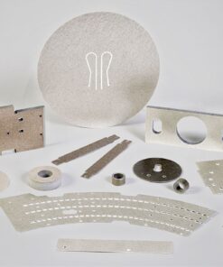 Pièces en mica découpées