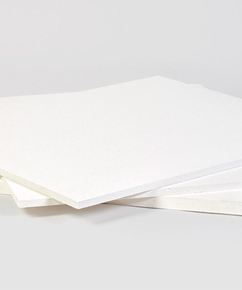 Plaques en fibre soluble