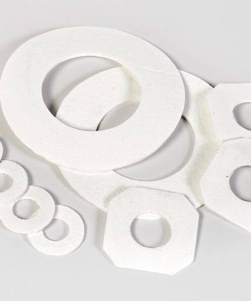 Die-cut paper, felt, or blanket pieces