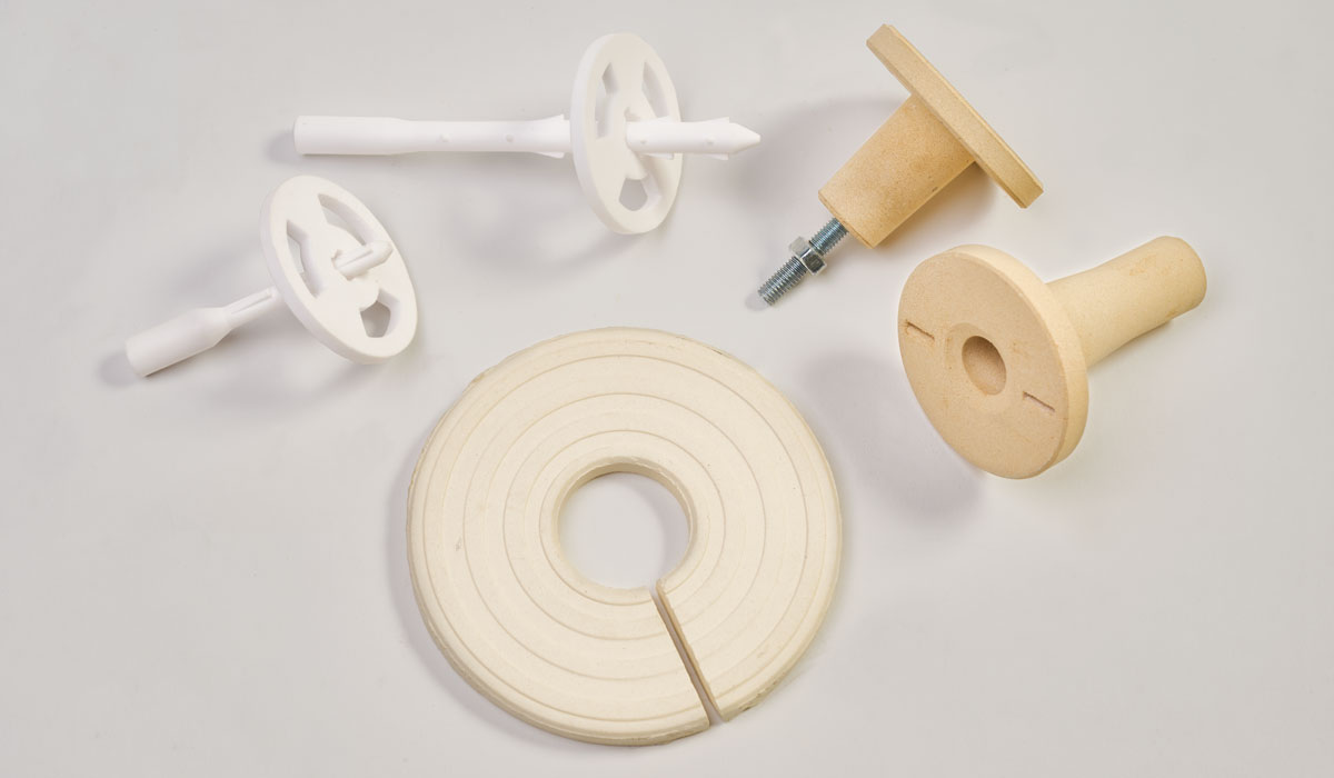 Anclajes cerámicos para fibra