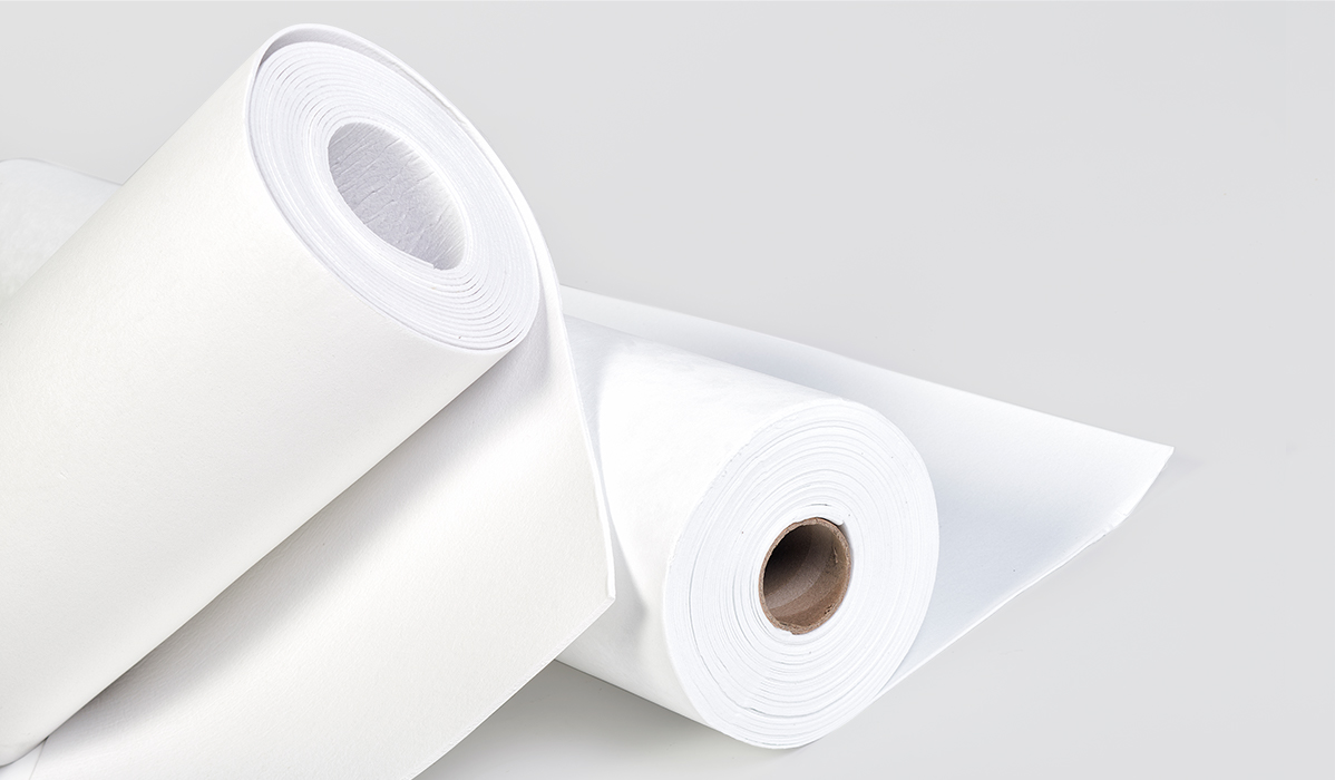 Papel de fibra policristalina